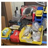 Craftsman 6 Inch Sander-Polisher, Ryobi Detail Sander, Thorsen Saw Blades & Workshop Organizers - Grand Rapids Off-Site