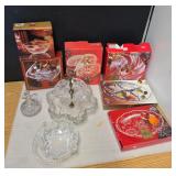 Variety of Holiday Glassware