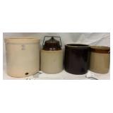 Vintage Ceramic Crock Set
