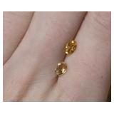 Pair of Faceted Citrine - 0.795ct