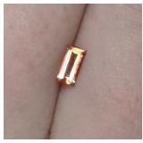 Skinny Faceted Gemstone - Citrine? - 0.295ct