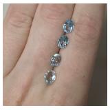 Lot of Faceted Light Blue Topaz - 3.555ct