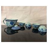 Porcelain Tea Set - Floral Gongfu