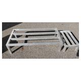 Commercial Aluminum Riser Rack - 2 Pieces
