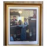 Ronnie McDowell "Reflection of a King" Elvis Presley Framed Art Print - 2007 - Lake Odessa Off-Site