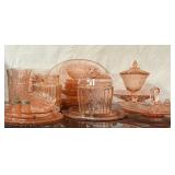 Pink Depression Glass from Federal Glass Company - Serving Pieces