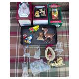 Collection of Christmas Ornaments - Hallmark Madonna and Child, Crayola and More