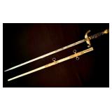 Antique 1890-1912 Patriarchs Militant IOOF Sword and Scabbard
