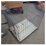 Metal Dog Crate with Removable Metal Tray