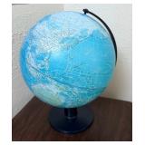 Waypoint 12" World Scholastic Globe with Blue Oceans & Black Desktop Stand - Lake Odessa Off-Site