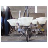 Five Globe Chandelier - Estate Sales Warehouse (GR)