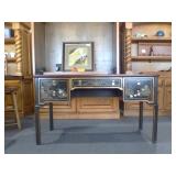 Sligh Black Lacquered Louis XV with Chair - Estate Sales Warehouse (GR)