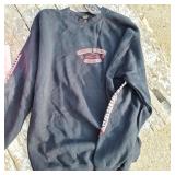 Orange County Choppers Black Crewneck Sweatshirt, Medium, Cotton Blend USA Made
