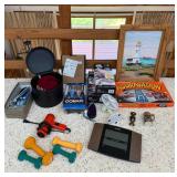 Large Estate Miscellaneous Lot -Household Items, Exercise Weights, Decor, Games & More - Lake Odessa Off-Site