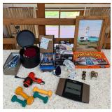 Large Estate Miscellaneous Lot - Household Items, Exercise Weights, Decor, Games & More - Lake Odessa Off-Site