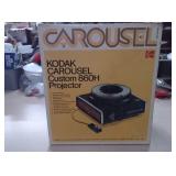 Vintage 1970s Kodak Carousel Custom 860H 35mm Slide Projector With Its Original Box - Potterville