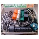 Louis Marx & Co. Electric Train Set With Original Box, Locomotive, Cars, Track, And Transformer - Potterville