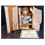 Precious Moments Nativity Series Joseph Limited Edition Collectible Doll Box, COA & Stand - Potterville