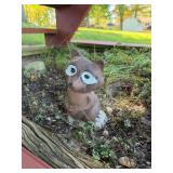 Decorative Raccoon Garden Statue - Woodland Animal Outdoor Yard Figurine - Lake Odessa Off-Site