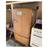 Vintage Kelvinator Refrigerator with Bottom Freezer & Chrome Handles - Mid-Century - Lake Odessa Off-Site