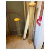 Set of 2 Hanging Tube Bird Feeders with Yellow Caps & Multiple Feeding Perches - Lake Odessa Off-Site
