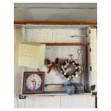 Assorted Home Decor Collection - Decorative Clock, Lamp, Butterfly, Wreath & More - Lake Odessa Off-Site
