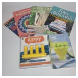 Tote of Quilting & Craft Books with Zippy Loom Kit