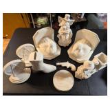Ready to Paint Ceramic Decor - Liquor Decanter, Bank, Bookends & More