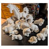 Ready to Paint Ceramic Animals - Vintage Ceramic Decor