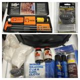 Hoppes Gun Cleaning Kit, Master Lock Gun Lock, and Maintenance Accessories Lot - Grand Rapids Off-Site