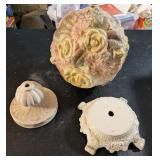 Vintage Ceramic Lamp Parts/Decor