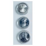 2008 / 2018 / 2024 - American Silver Eagle Bullion Coins