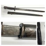 Buck Fixed Blade Knife, Military Bayonets, and Baton Lot - Grand Rapids Off-Site