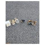 Collectible Bear Figurine Lot - Resin Teddy Bear Figurines