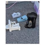 Small Kitchen Appliance Lot - Black & Decker Coffee Maker, Vegetable Chopper, Spiralizer