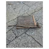 Vintage Wood Paper Cutter / Guillotine Trimmer