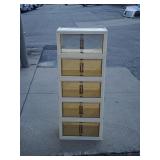5-Drawer Plastic Storage Tower