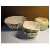 Vintage Ceramic Cabbage Bowls