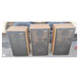 Set of Three Pioneer Floor-Standing Speakers