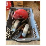 Vintage Weight Plates and Barbell Parts Lot