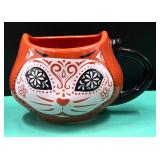 Dia de Los Muertos (Day of the Dead) Sugar Skull Cat Cup Mug