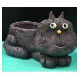 Black Cat Planter - Also Great for Trinket / Candy Dish