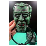 (Set of 2) Frankenstein Style Vampire Door Knockers - Plastic w/Metal Knockers