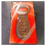Vintage Walt Disney World Mickey Mouse Brass Bottle Opener, Brand New In Its Original Packaging - Potterville