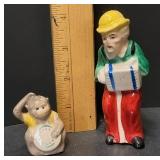 Minstrel & Organ Monkey S&P Shakers Japan Both Corks - Potterville