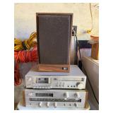 Vintage Sony STR-V1 Stereo Receiver, TC-K22 Cassette Deck & AR18 Speaker - Lake Odessa Off-Site