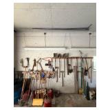 Large Assortment of Lawn & Garden Tools - Shovels, Rakes, Axes, Trimmers & More - Lake Odessa Off-Site