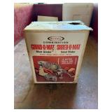 Rival Grind-O-Mat & Shred-O-Mat Combination Meat Grinder and Salad Maker - Original Box - Lake Odessa Off-Site