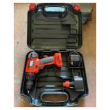 BLACK & DECKER 9.6V Cordless Drill/Driver with Batteries, Charger & Carrying Case - Lake Odessa Off-Site