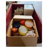 Assorted Vintage Tupperware Plastic Food Storage Containers, Bowls & Lids - Large Box Lot - Lake Odessa Off-Site